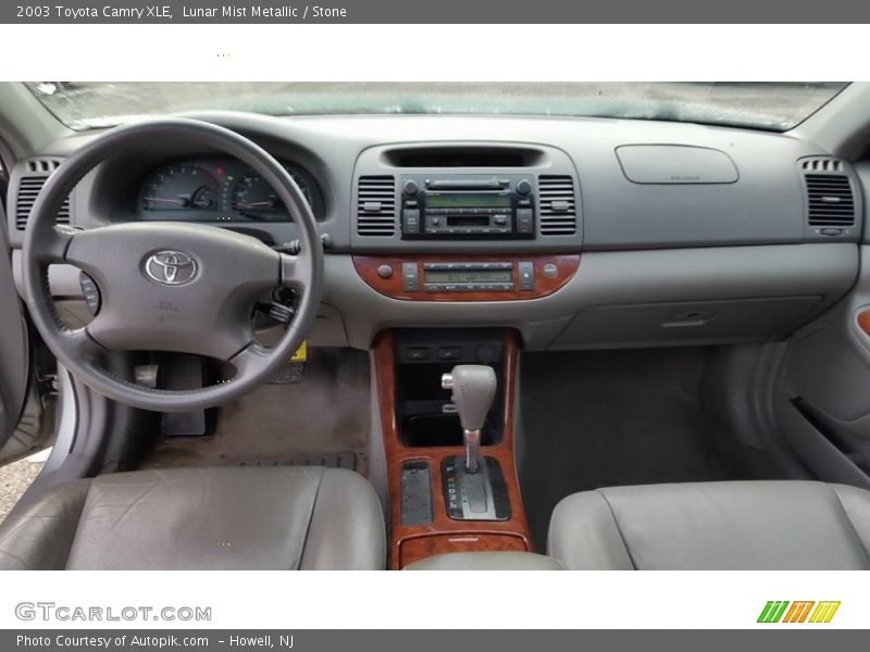 Lunar Mist Metallic / Stone 2003 Toyota Camry XLE