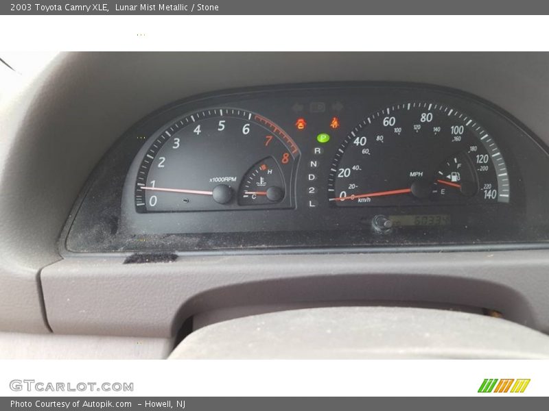 Lunar Mist Metallic / Stone 2003 Toyota Camry XLE