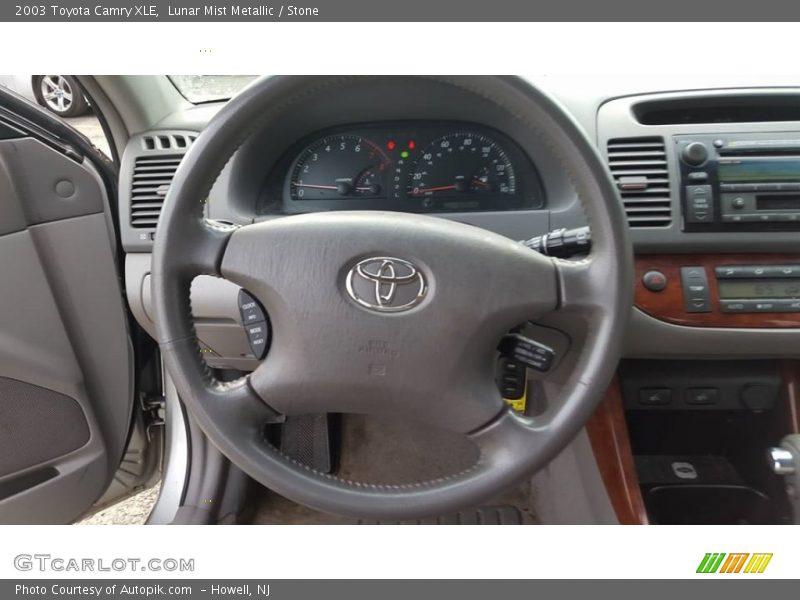 Lunar Mist Metallic / Stone 2003 Toyota Camry XLE