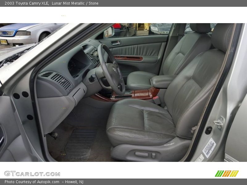 Lunar Mist Metallic / Stone 2003 Toyota Camry XLE