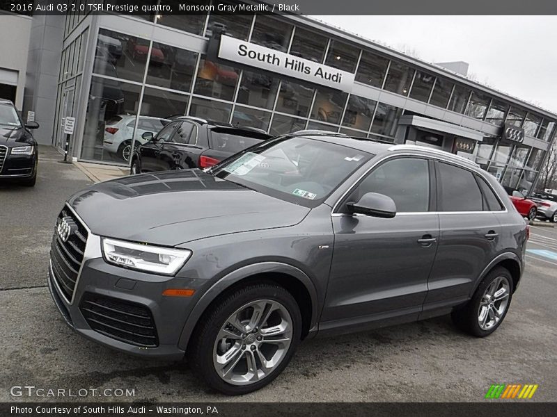 Monsoon Gray Metallic / Black 2016 Audi Q3 2.0 TSFI Prestige quattro