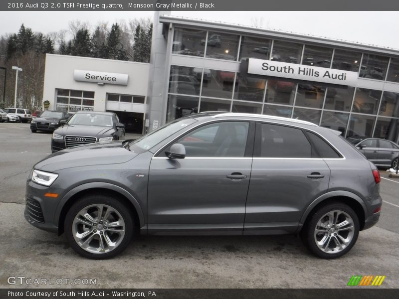 Monsoon Gray Metallic / Black 2016 Audi Q3 2.0 TSFI Prestige quattro