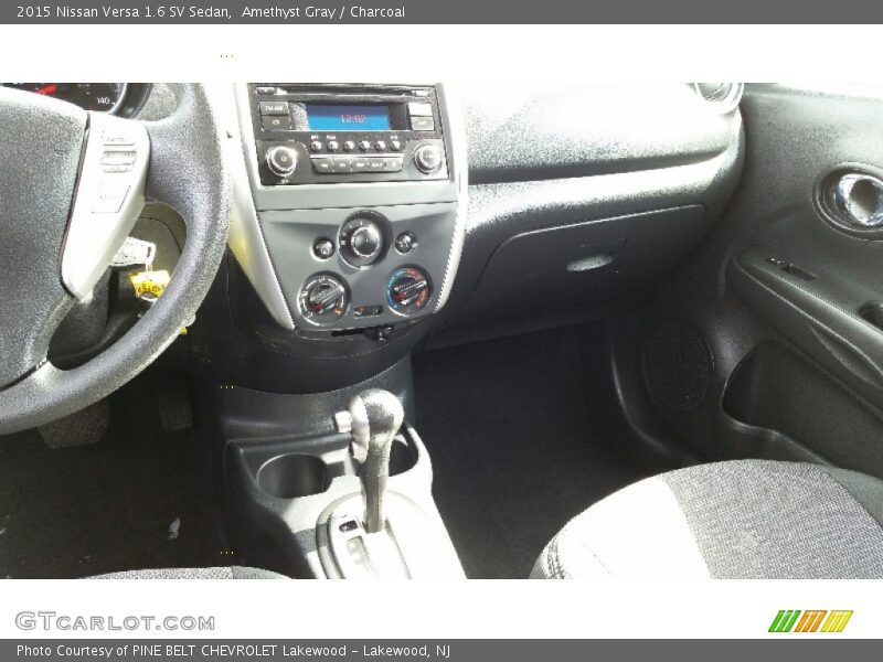 Amethyst Gray / Charcoal 2015 Nissan Versa 1.6 SV Sedan