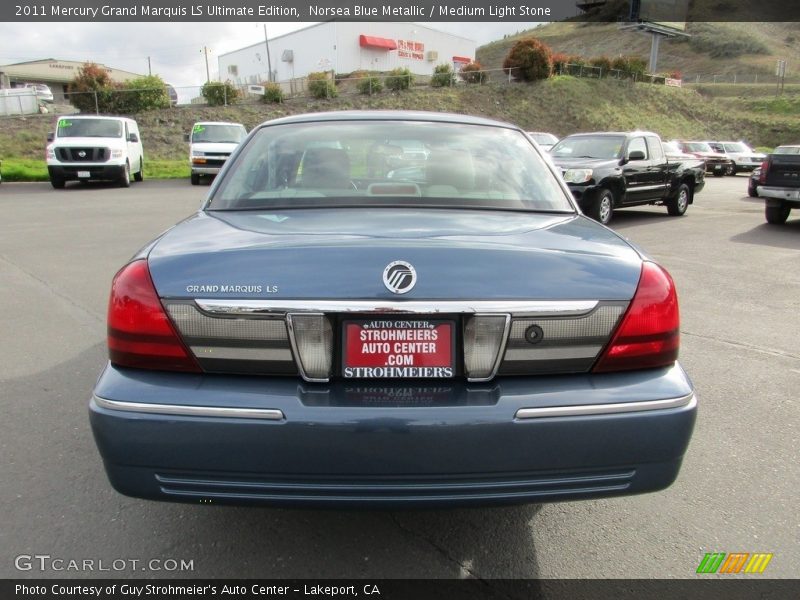 Norsea Blue Metallic / Medium Light Stone 2011 Mercury Grand Marquis LS Ultimate Edition