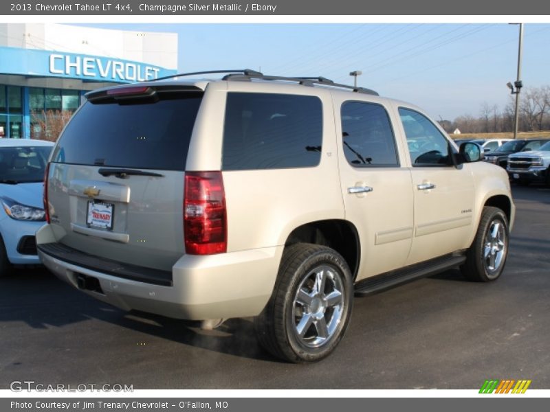Champagne Silver Metallic / Ebony 2013 Chevrolet Tahoe LT 4x4