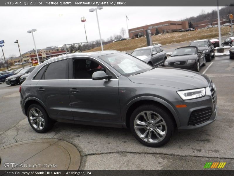 Monsoon Gray Metallic / Black 2016 Audi Q3 2.0 TSFI Prestige quattro