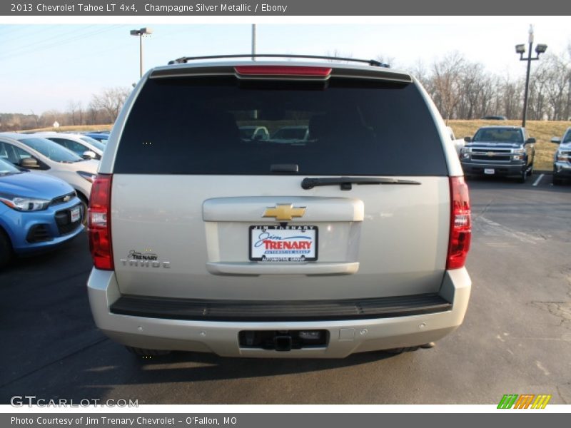 Champagne Silver Metallic / Ebony 2013 Chevrolet Tahoe LT 4x4