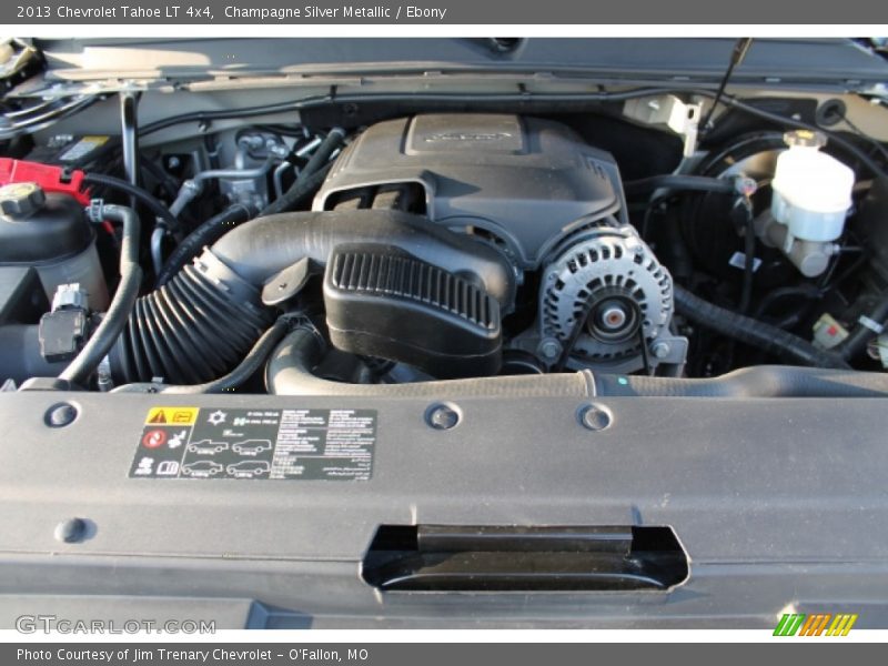 Champagne Silver Metallic / Ebony 2013 Chevrolet Tahoe LT 4x4