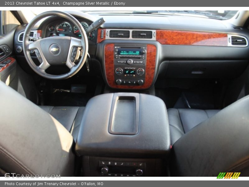 Champagne Silver Metallic / Ebony 2013 Chevrolet Tahoe LT 4x4