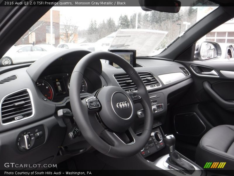 Monsoon Gray Metallic / Black 2016 Audi Q3 2.0 TSFI Prestige quattro