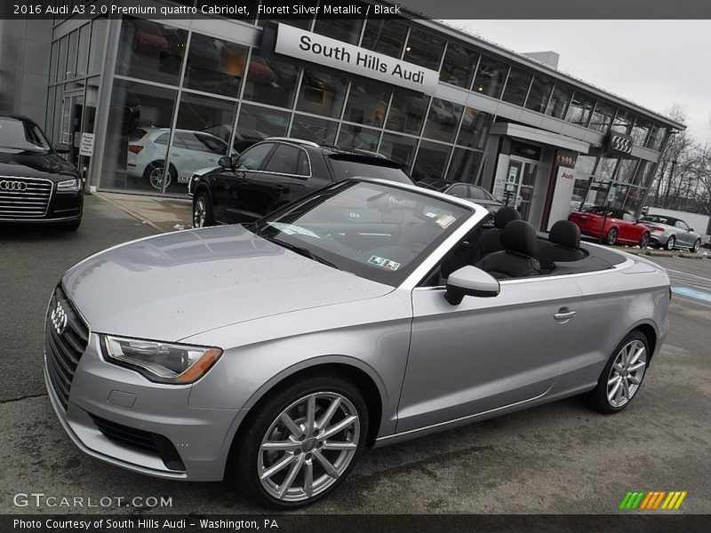Florett Silver Metallic / Black 2016 Audi A3 2.0 Premium quattro Cabriolet