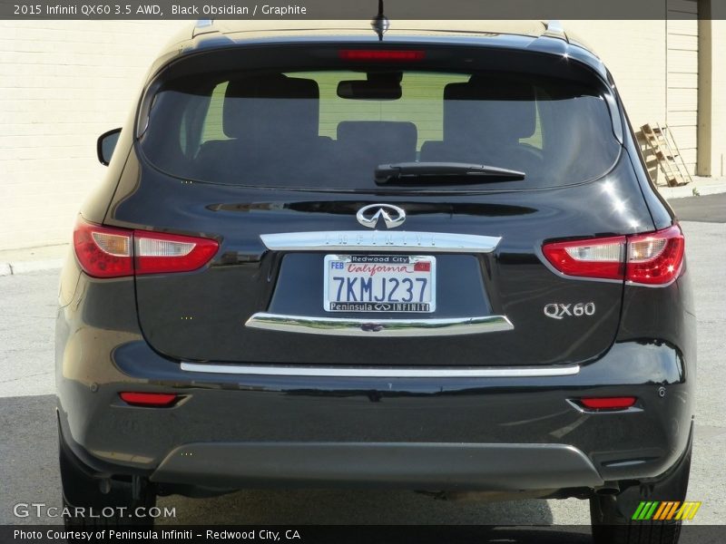 Black Obsidian / Graphite 2015 Infiniti QX60 3.5 AWD