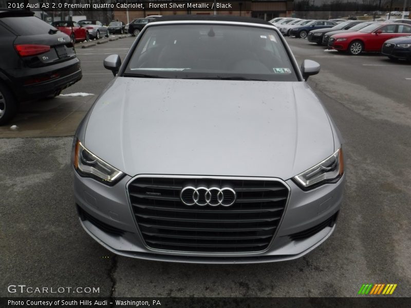 Florett Silver Metallic / Black 2016 Audi A3 2.0 Premium quattro Cabriolet