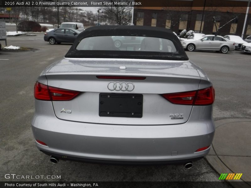 Florett Silver Metallic / Black 2016 Audi A3 2.0 Premium quattro Cabriolet