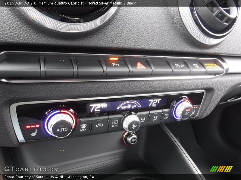 Controls of 2016 A3 2.0 Premium quattro Cabriolet