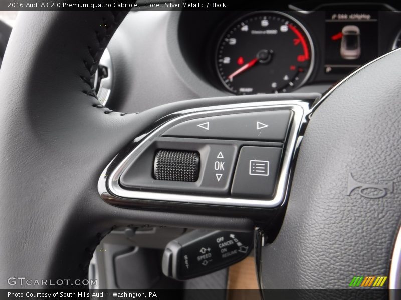 Controls of 2016 A3 2.0 Premium quattro Cabriolet