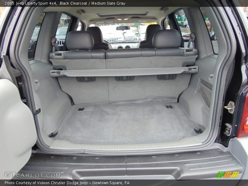 Black Clearcoat / Medium Slate Gray 2005 Jeep Liberty Sport 4x4