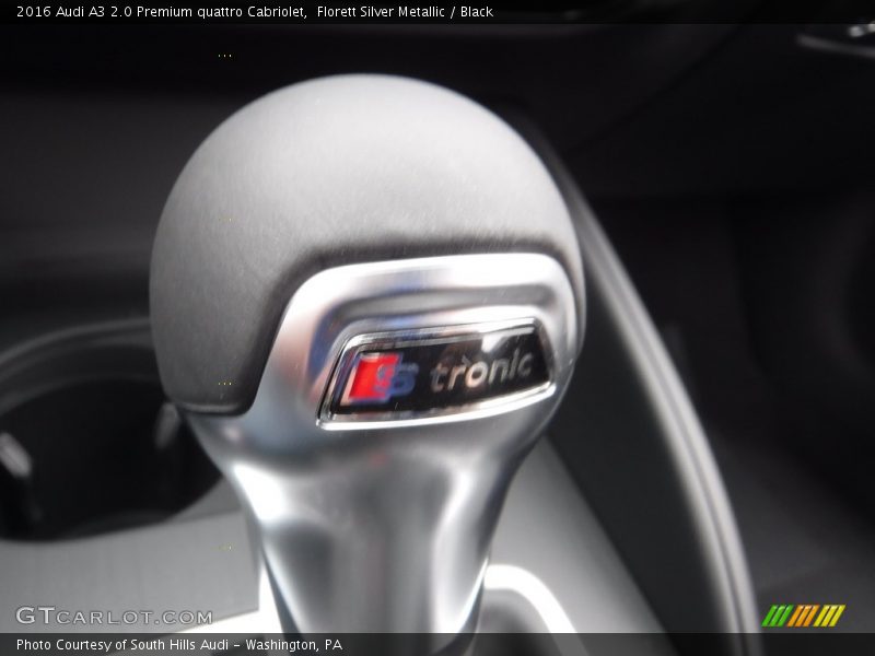  2016 A3 2.0 Premium quattro Cabriolet 6 Speed S Tronic Dual-Clutch Automatic Shifter