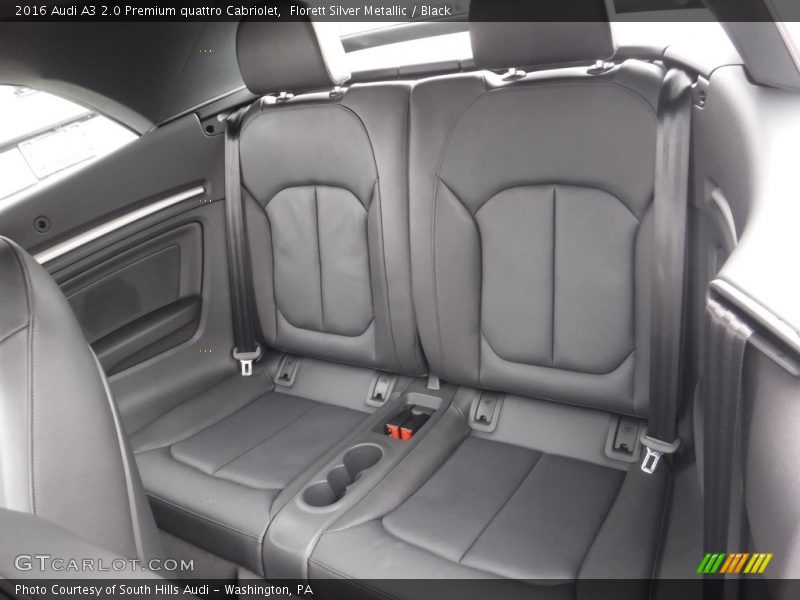 Rear Seat of 2016 A3 2.0 Premium quattro Cabriolet