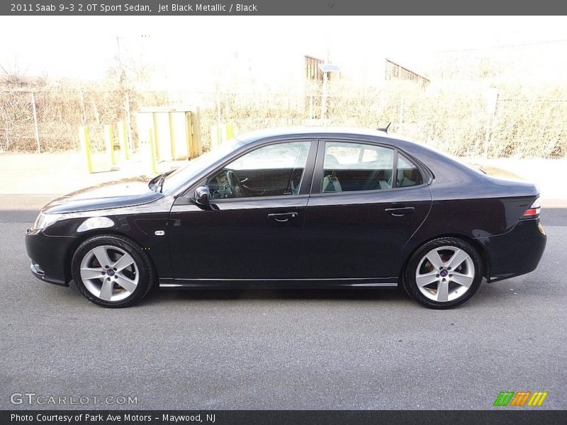 Jet Black Metallic / Black 2011 Saab 9-3 2.0T Sport Sedan