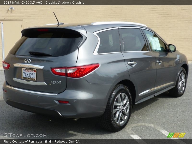 Graphite Shadow / Graphite 2015 Infiniti QX60 3.5 AWD
