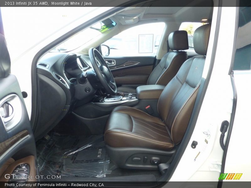 Moonlight White / Java 2013 Infiniti JX 35 AWD