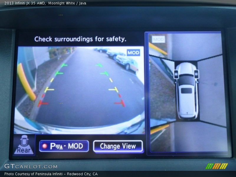 Moonlight White / Java 2013 Infiniti JX 35 AWD