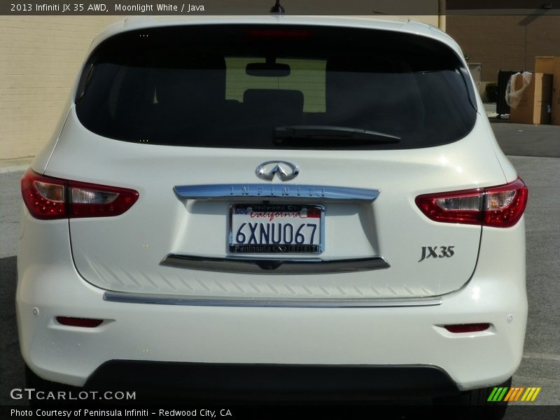 Moonlight White / Java 2013 Infiniti JX 35 AWD