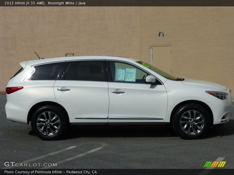 Moonlight White / Java 2013 Infiniti JX 35 AWD