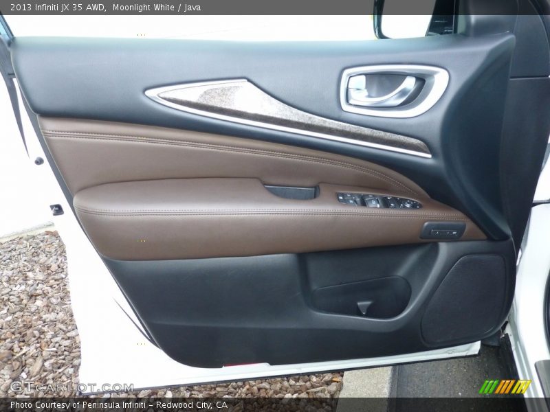 Moonlight White / Java 2013 Infiniti JX 35 AWD