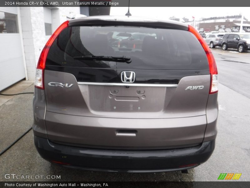 Urban Titanium Metallic / Beige 2014 Honda CR-V EX-L AWD