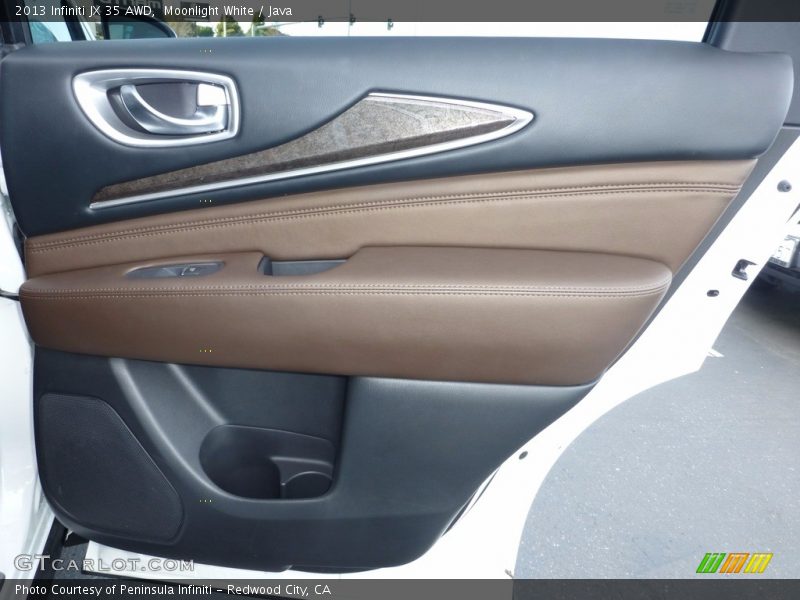 Moonlight White / Java 2013 Infiniti JX 35 AWD