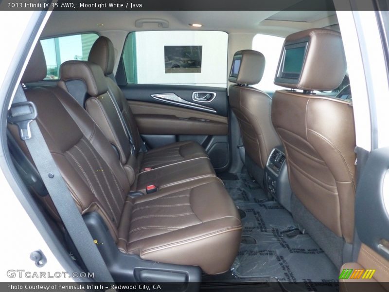 Moonlight White / Java 2013 Infiniti JX 35 AWD