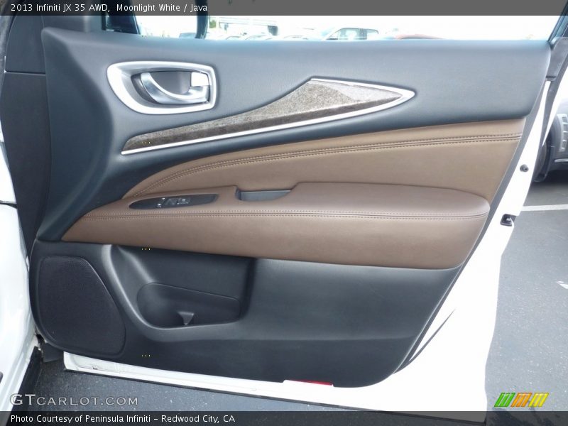 Moonlight White / Java 2013 Infiniti JX 35 AWD