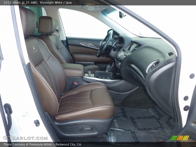 Moonlight White / Java 2013 Infiniti JX 35 AWD