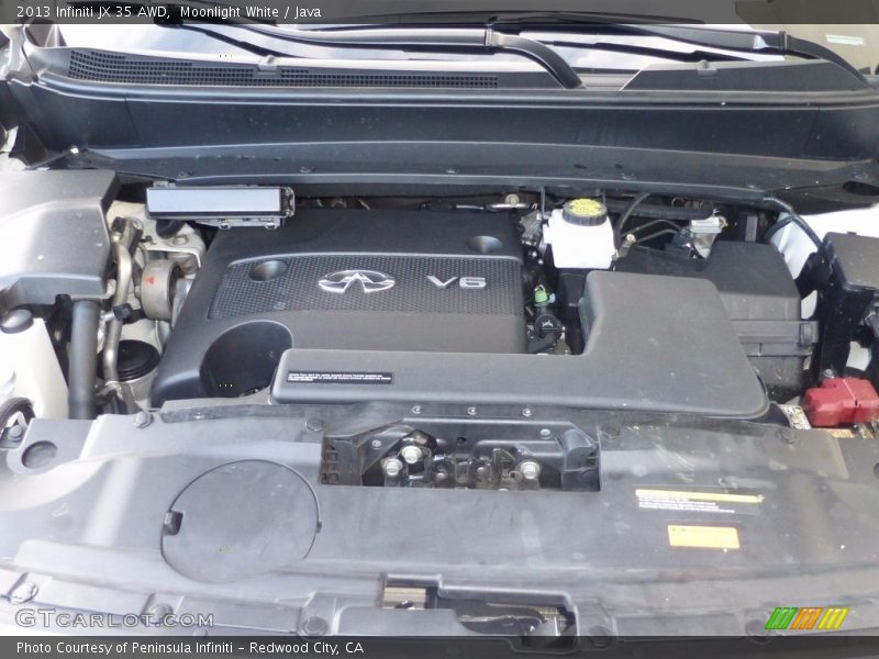Moonlight White / Java 2013 Infiniti JX 35 AWD