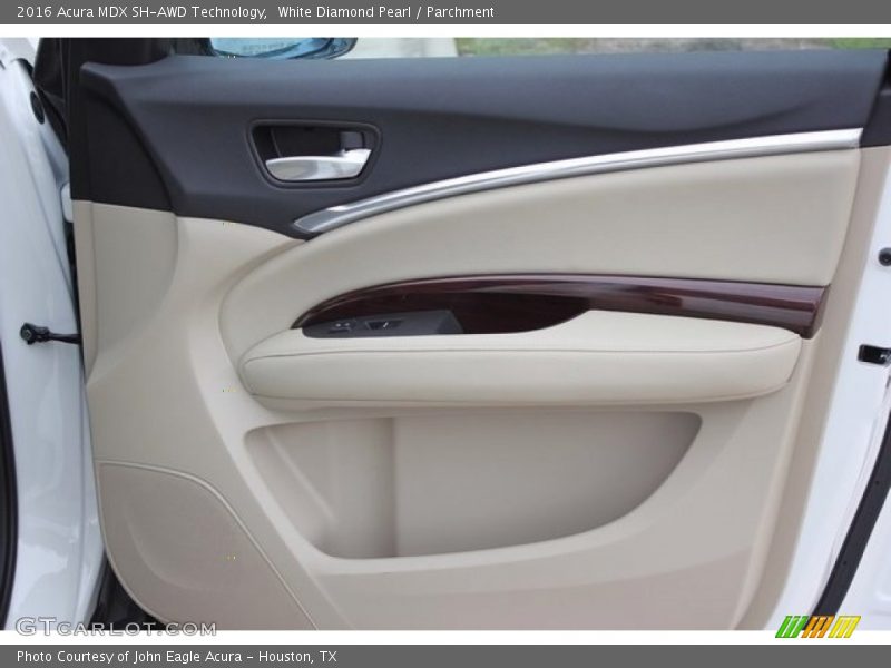 White Diamond Pearl / Parchment 2016 Acura MDX SH-AWD Technology