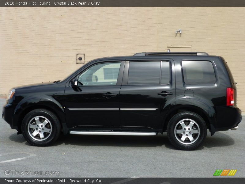 Crystal Black Pearl / Gray 2010 Honda Pilot Touring