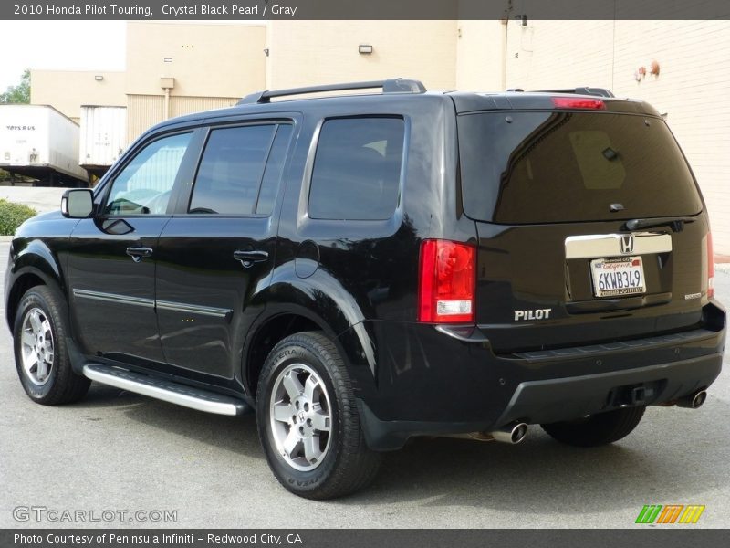 Crystal Black Pearl / Gray 2010 Honda Pilot Touring