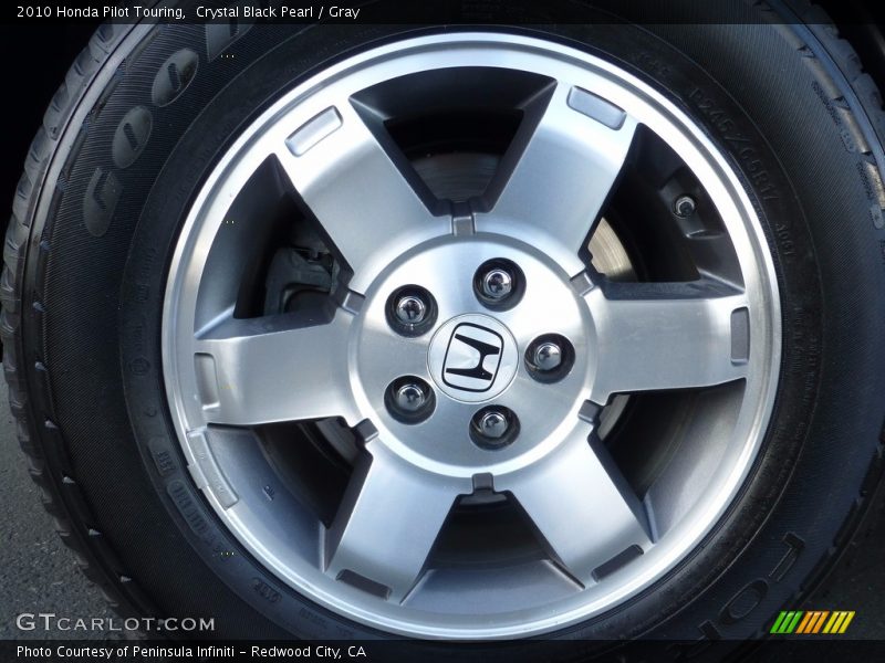 Crystal Black Pearl / Gray 2010 Honda Pilot Touring