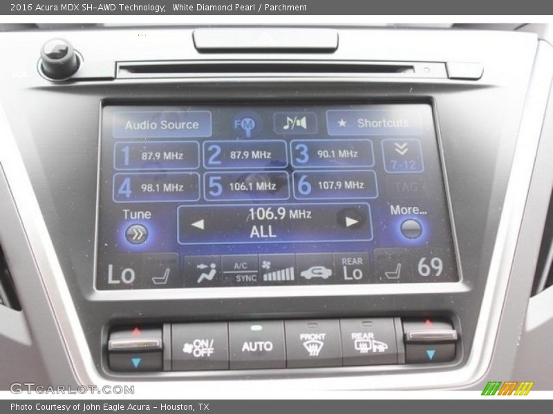 White Diamond Pearl / Parchment 2016 Acura MDX SH-AWD Technology