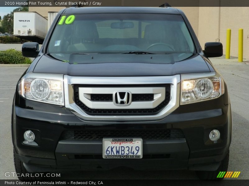 Crystal Black Pearl / Gray 2010 Honda Pilot Touring