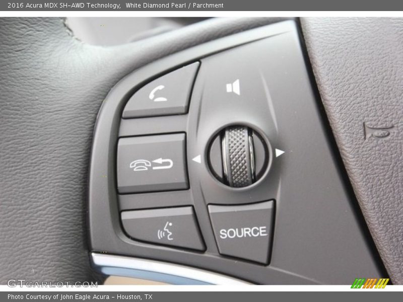 White Diamond Pearl / Parchment 2016 Acura MDX SH-AWD Technology