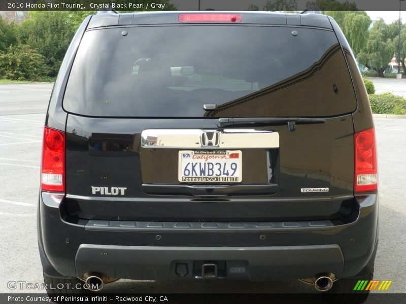 Crystal Black Pearl / Gray 2010 Honda Pilot Touring