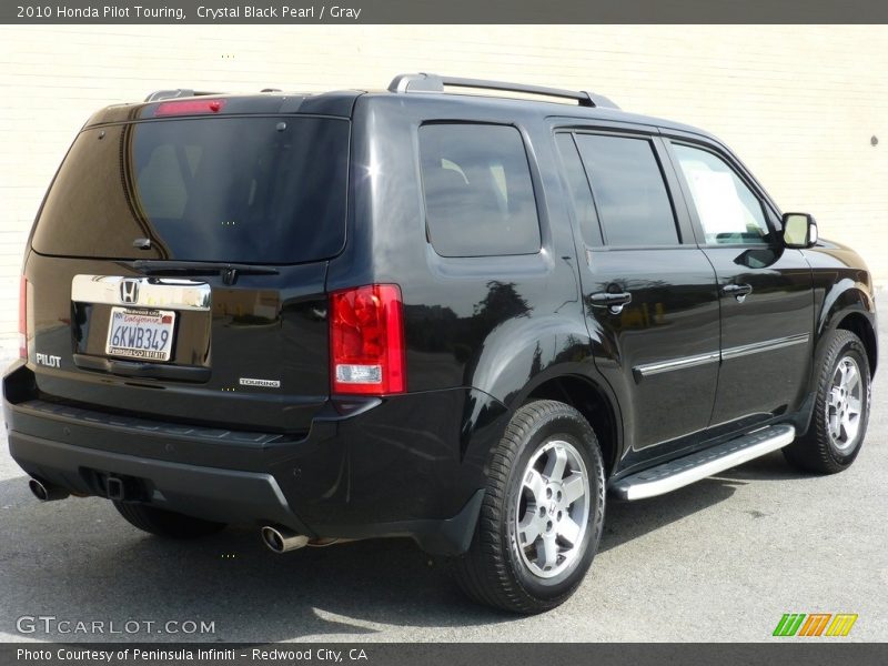 Crystal Black Pearl / Gray 2010 Honda Pilot Touring