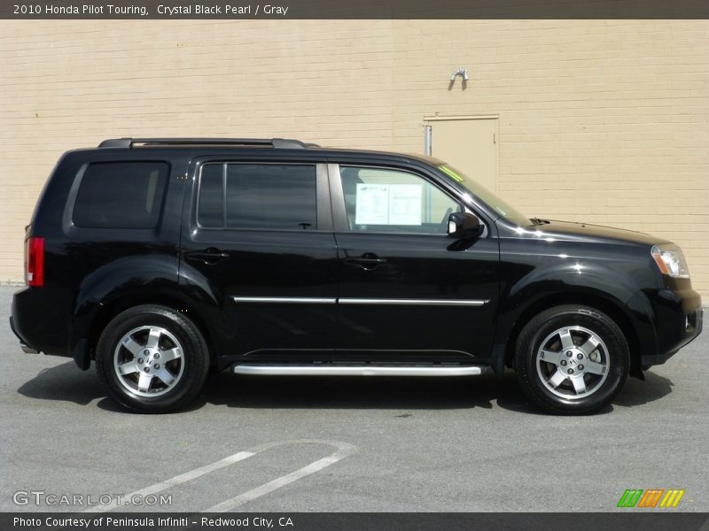 Crystal Black Pearl / Gray 2010 Honda Pilot Touring