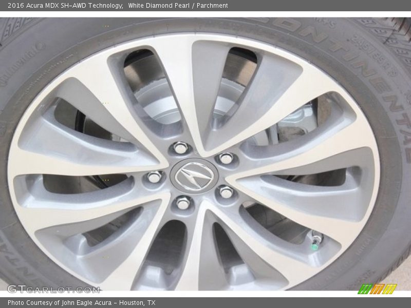 White Diamond Pearl / Parchment 2016 Acura MDX SH-AWD Technology