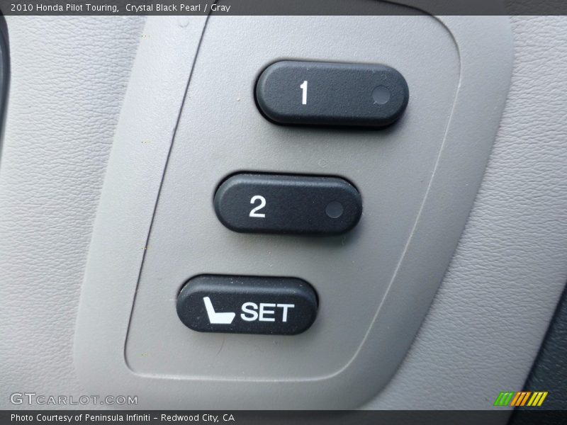 Crystal Black Pearl / Gray 2010 Honda Pilot Touring
