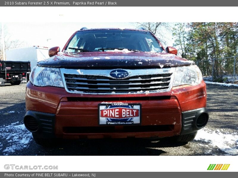 Paprika Red Pearl / Black 2010 Subaru Forester 2.5 X Premium