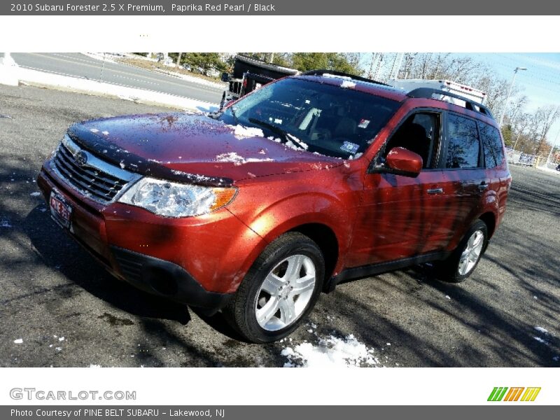 Paprika Red Pearl / Black 2010 Subaru Forester 2.5 X Premium